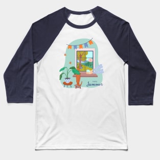 Summer composition Baseball T-Shirt